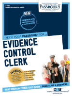 Evidence Control Clerk: Passbooks Study Guide