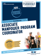 Associate Manpower Program Coordinator: Passbooks Study Guide