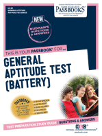 GENERAL APTITUDE TEST (BATTERY): Passbooks Study Guide