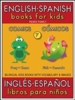 7 - Comics (Cómicos) - English Spanish Books for Kids (Inglés Español Libros para Niños): Bilingual book to learn basic Spanish to English words (Livro bilingüe con traducción del Inglés al Español y Inglés para principiantes)