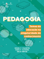 Pedagogia: Temas da Educação na Singularidade do Conhecimento