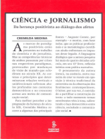 Ciência e jornalismo: Da herança positivista ao diálogo dos afetos