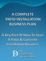 A Complete Patio Installation Business Plan: A Key Part Of How To Start A Patio & Concrete Installation Business