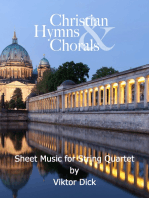 Christian Hymns & Chorals: Sheet Music for String Quartet