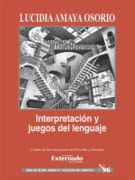 Interpretación y juegos de lenguaje