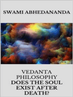 Vedanta philosophy. Lecture by Swami Abhedananda on does the soul exist after death?