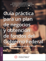 Guía práctica para un plan de negocios y obtención de fondos del Gobierno Federal