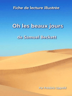 Fiche de lecture illustrée - Oh les beaux jours, de Samuel Beckett