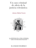 Un caso criminal de oficio de la justicia eclesiástica