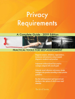 Privacy Requirements A Complete Guide - 2019 Edition