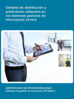 UF1644 - Canales de distribución y publicación utilizados en los sistemas gestores de información