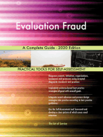 Evaluation Fraud A Complete Guide - 2020 Edition