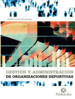 Gestión y administración de organizaciones deportivas