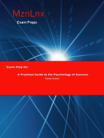 Exam Prep for:: A Practical Guide to the Psychology of Success