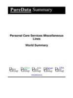 Personal Care Services Miscellaneous Lines World Summary: Market Values & Financials by Country