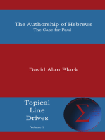 The Authorship of Hebrews: The Case for Paul