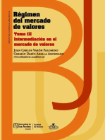 Régimen del mercado de valores Tomo III: Intermediación en el mercado de valores