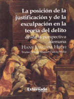 La posición de la justificación y de la exculpación en la teoría del delito desde la perspectiva alemana