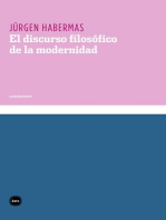 El discurso filosófico de la modernidad