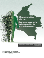 Construcción de paz: las empresas en la reintegración de excombatientes