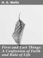 First and Last Things: A Confession of Faith and Rule of Life