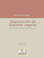 Negociación de Disputas Legales: A la sombra del litigio