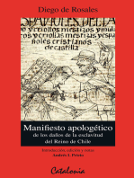 Manifiesto apologético de los daños de la esclavitud del Reino de Chile (1670)