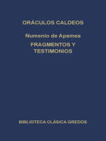 Oráculos caldeos. Fragmentos y testimonios.