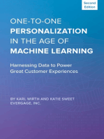 One-to-One Personalization in the Age of Machine Learning: Harnessing Data to Power Great Customer Experiences