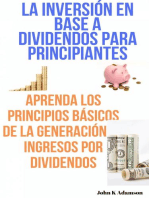 La inversión en base a dividendos para principiantes