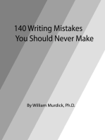 140 Writing Mistakes You Should Never Make