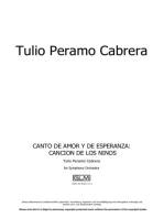 Canto de amor y de esperanza: Canción de los niños: sheet music