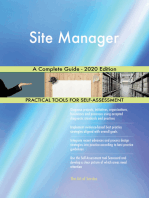 Site Manager A Complete Guide - 2020 Edition