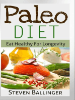 Paleo Diet For Beginners - Eat Healthy For Longevity