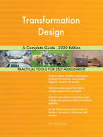 Transformation Design A Complete Guide - 2020 Edition