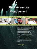 Effective Vendor Management A Complete Guide - 2020 Edition