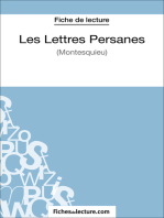 Les Lettres Persanes de Montesquieu (Fiche de lecture): Analyse complète de l'oeuvre