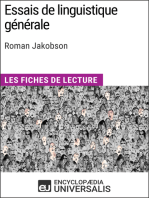 Essais de linguistique générale de Roman Jakobson: Les Fiches de lecture d'Universalis