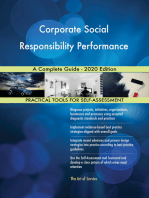 Corporate Social Responsibility Performance A Complete Guide - 2020 Edition