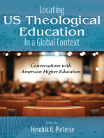 Locating US Theological Education In a Global Context: Conversations with American Higher Education