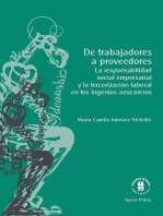 De trabajadores a proveedores: La responsabilidad social empresarial y la tercerización laboral en los ingenios azucareros