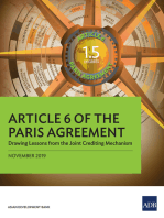 Article 6 of the Paris Agreement: Drawing Lessons from the Joint Crediting Mechanism