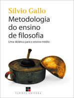 Metodologia do ensino de filosofia: Uma didática para o ensino médio