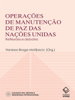 Operações de manutenção de paz das Nações Unidas: Reflexões e debates