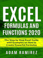 Excel Formulas and Functions 2020: Excel Academy, #1