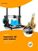 Aprender Impresión 3D para makers con 100 ejercicios prácticos