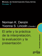 El arte y la práctica de la interpretación, la evaluación y la presentación: Manual de investigación cualitativa. Vol. V