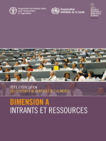 Outil d'évaluation des systèmes de contrôle des aliments: Dimension A – Intrants et ressources