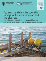 Technical Guidelines for Scientific Surveys in the Mediterranean and the Black Sea: Procedures and Sampling for Demersal (Bottom and Beam) trawl Surveys and Pelagic Acoustic Surveys