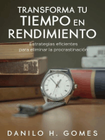 Transforma tu tiempo en rendimiento